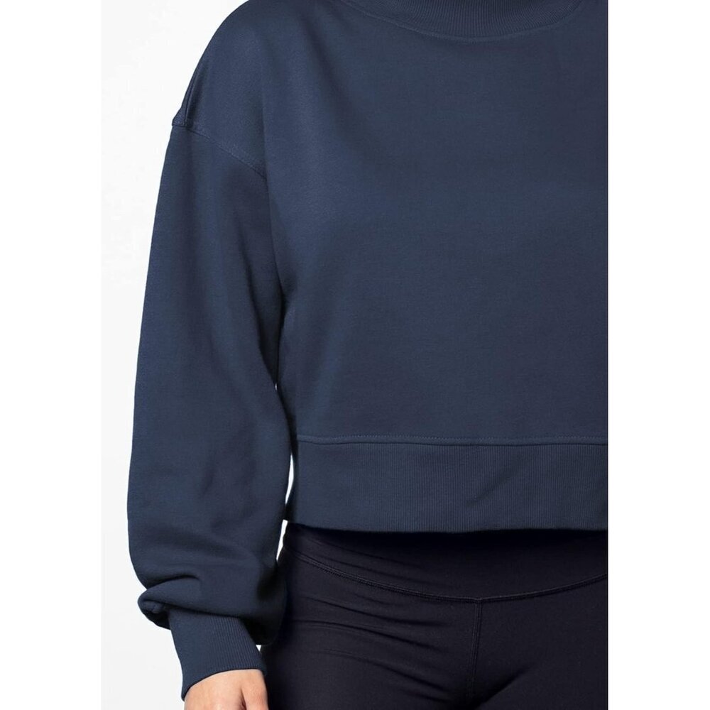 NCAA Womens Michigan Wolverines Sweatshirt Cotton Polyester Large Gameday Casual - Picture 5 of 5